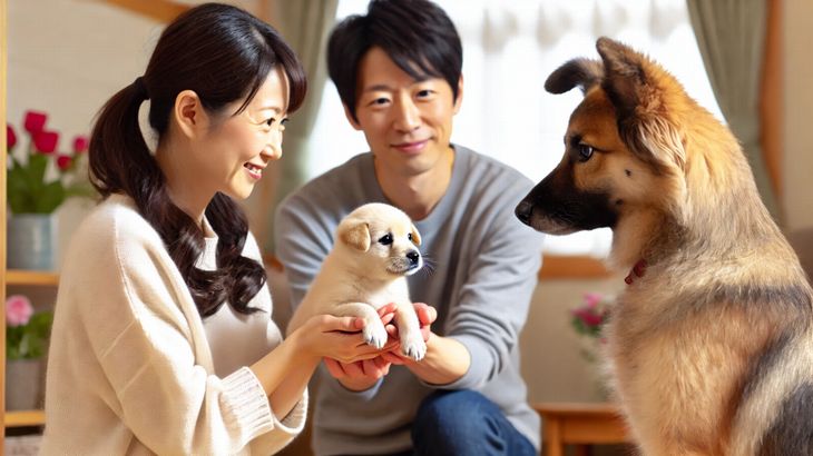 先住犬と子犬の接触はいつからがベスト？