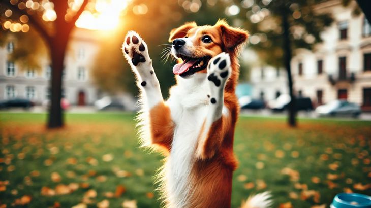 両手で手招きする時の犬の気持ち