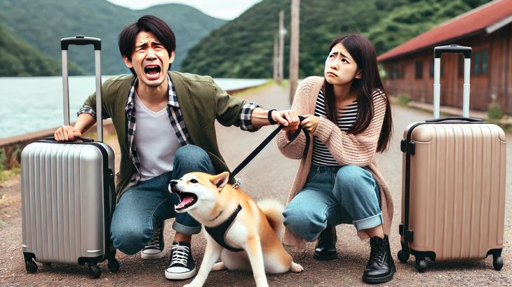 旅行中に犬が大変になるポイント